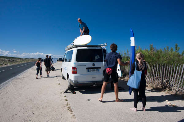 Cours de surf Ulmo Surf School Soulac sur Mer Bus surf school Ulmo