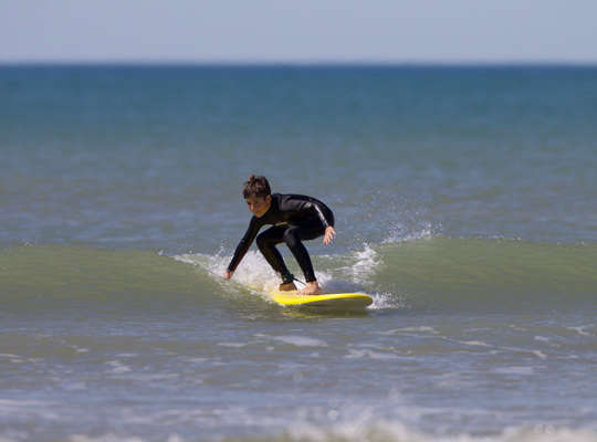 Surfer au Printemps